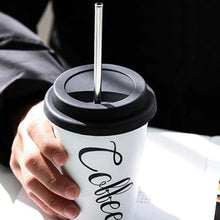 Load image into Gallery viewer, e-grin 🌱 Reusable Stainless Steel Cup & Straw - e-grin