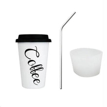 Load image into Gallery viewer, e-grin 🌱 Reusable Stainless Steel Cup & Straw - e-grin