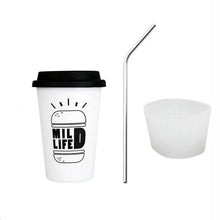 Load image into Gallery viewer, e-grin 🌱 Reusable Stainless Steel Cup & Straw - e-grin