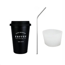 Load image into Gallery viewer, e-grin 🌱 Reusable Stainless Steel Cup & Straw - e-grin