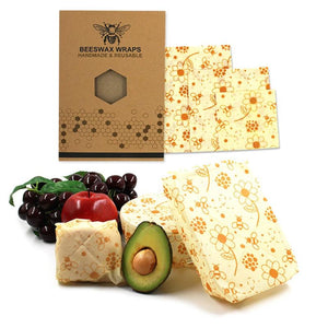 e-grin 🌱 Beeswax Food Wraps - Set of 3 - e-grin