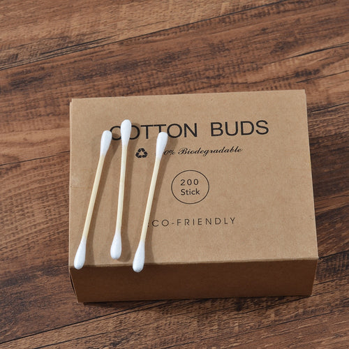 e-grin 🌱 Bamboo Cotton Buds - 200 pcs - e-grin