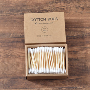 e-grin 🌱 Bamboo Cotton Buds - 200 pcs - e-grin