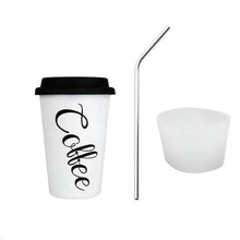 Load image into Gallery viewer, e-grin 🌱 Reusable Stainless Steel Cup &amp; Straw - e-grin