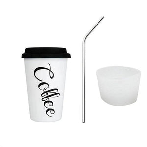 e-grin 🌱 Reusable Stainless Steel Cup & Straw - e-grin