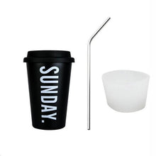 Load image into Gallery viewer, e-grin 🌱 Reusable Stainless Steel Cup &amp; Straw - e-grin