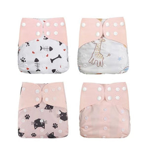 e-grin 🌱 Reusable Baby Cloth Diapers - 4 pcs - e-grin