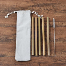 Load image into Gallery viewer, e-grin 🌱 Eco Bamboo Straws - 5 pcs - e-grin